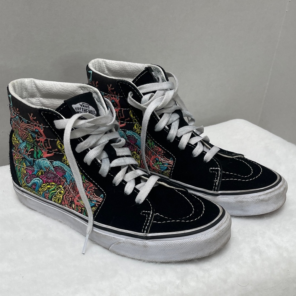 Vans Sk8 Hi Underwater Women’s Sz 7.5 Men’s Sz 6